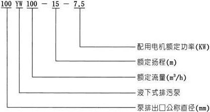 YW無堵塞液下式草莓视频APP下载汚型號意義